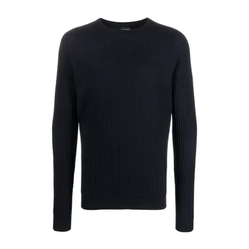 Knitwear > Round-neck Knitwear - - Giorgio Armani - Modalova