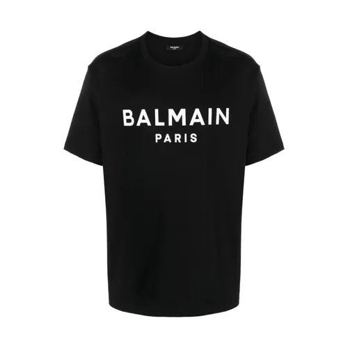 Balmain - Tops > T-Shirts - Black - Balmain - Modalova
