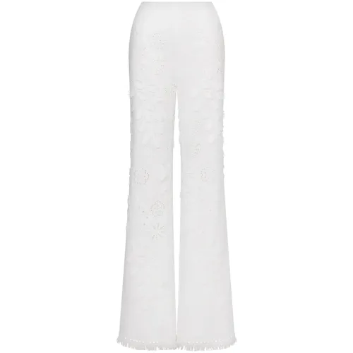 Trousers > Wide Trousers - - Alberta Ferretti - Modalova