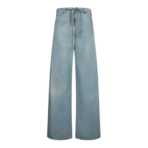 Msgm - Jeans > Wide Jeans - Blue - Msgm - Modalova