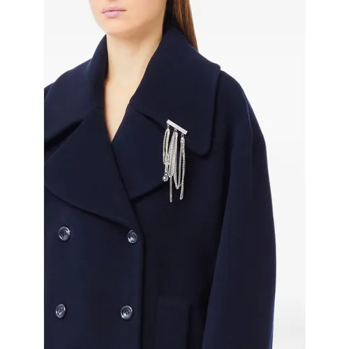 Coats > Double-Breasted Coats - - Liu Jo - Modalova