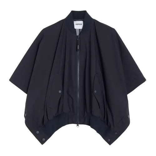 Aspesi - Jackets > Capes - Blue - Aspesi - Modalova