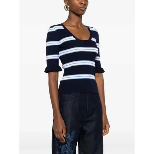 Knitwear > V-neck Knitwear - - Twinset - Modalova