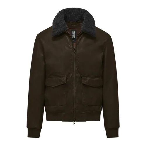 Jackets > Leather Jackets - - BomBoogie - Modalova