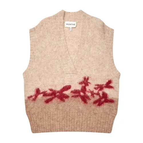 Knitwear > V-neck Knitwear - - Munthe - Modalova
