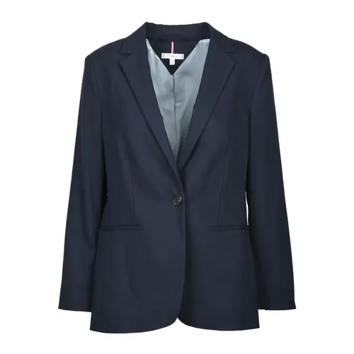 Jackets > Blazers - - Tommy Hilfiger - Modalova