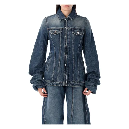 Jackets > Denim Jackets - - Jean Paul Gaultier - Modalova