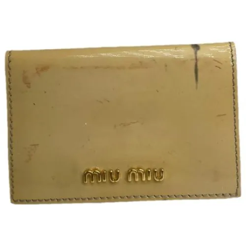 Pre-owned > Pre-owned Accessories > Pre-owned Wallets - - Miu Miu Pre-owned - Modalova