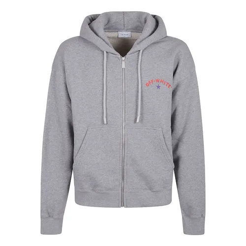 Sweatshirts & Hoodies > Zip-throughs - - Off White - Modalova
