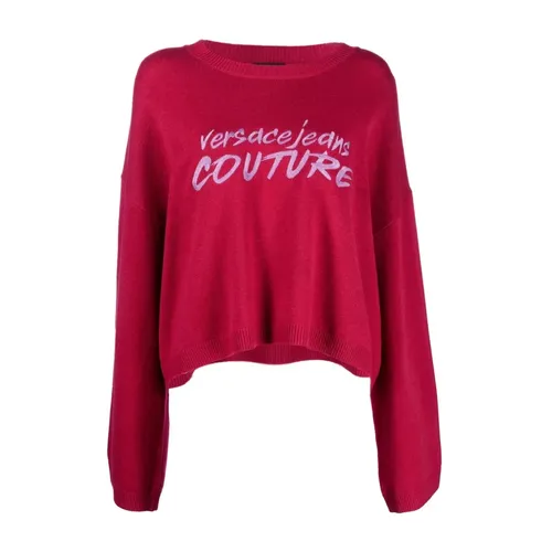 Knitwear > Round-neck Knitwear - - Versace Jeans Couture - Modalova