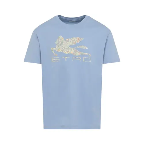Etro - Tops > T-Shirts - Blue - Etro - Modalova