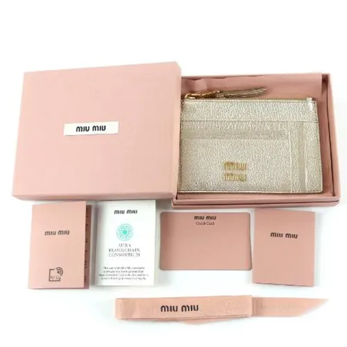 Pre-owned > Pre-owned Accessories > Pre-owned Wallets - - Miu Miu Pre-owned - Modalova