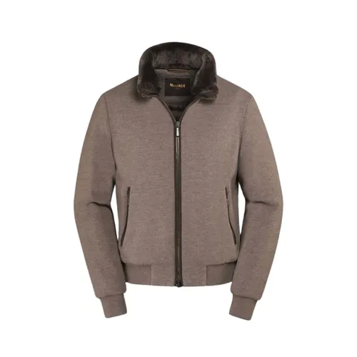 Jackets > Bomber Jackets - - Moorer - Modalova