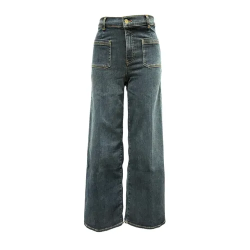 Frame - Jeans > Wide Jeans - Blue - Frame - Modalova
