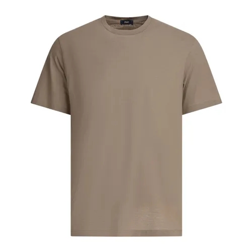 Herno - Tops > T-Shirts - Brown - Herno - Modalova