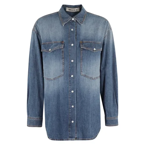 Blouses & Shirts > Denim Shirts - - Semicouture - Modalova