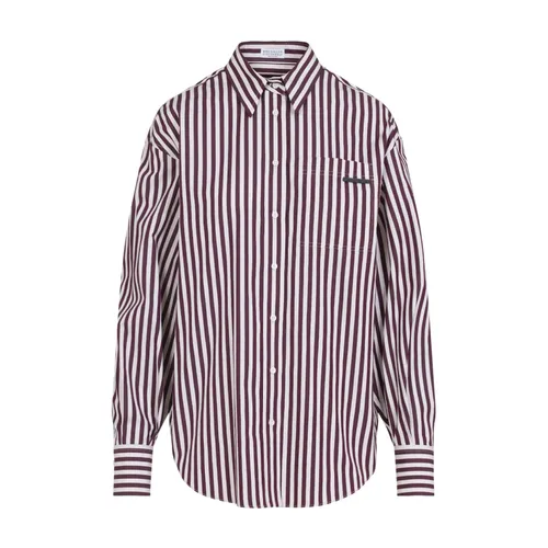 Blouses & Shirts > Shirts - - Brunello Cucinelli - Modalova