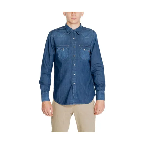 Shirts > Denim Shirts - - Replay - Modalova