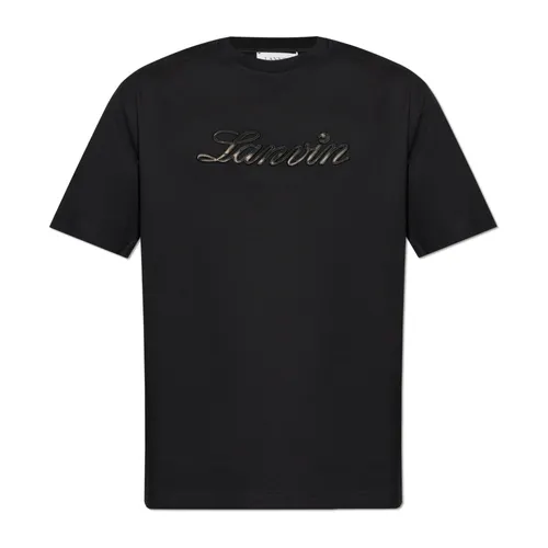 Lanvin - Tops > T-Shirts - Black - Lanvin - Modalova