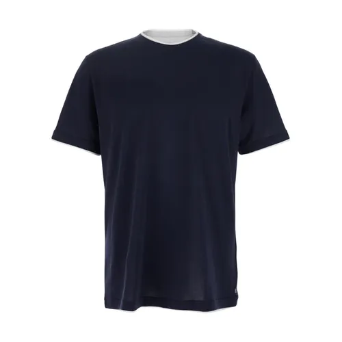 Eleventy - Tops > T-Shirts - Blue - Eleventy - Modalova
