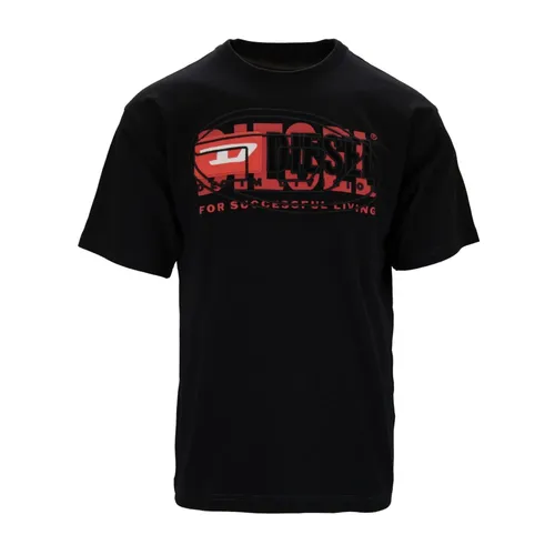 Diesel - Tops > T-Shirts - Black - Diesel - Modalova