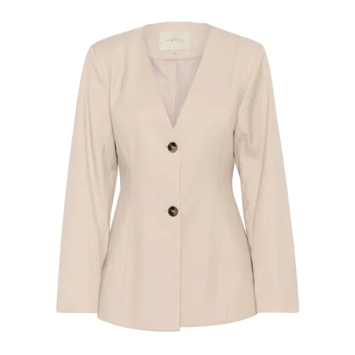 Kaffe - Jackets > Blazers - Gray - Kaffe - Modalova