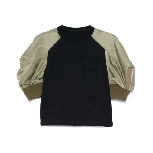 Sacai - Tops > T-Shirts - Blue - Sacai - Modalova