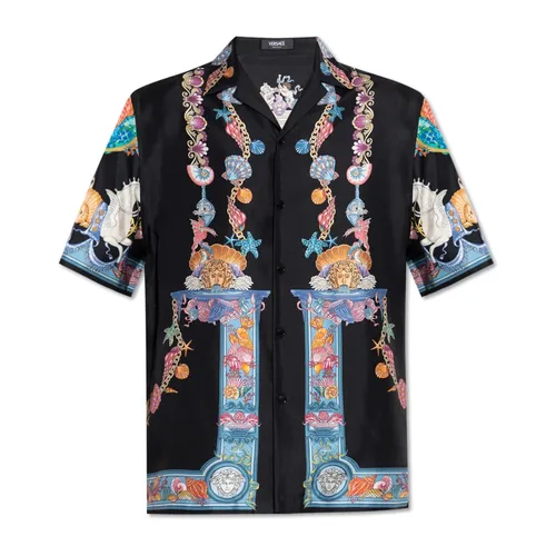 Shirts > Short Sleeve Shirts - - Versace - Modalova