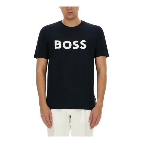 Hugo - Tops > T-Shirts - Blue - Hugo - Modalova