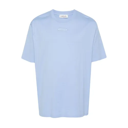 Lanvin - Tops > T-Shirts - Blue - Lanvin - Modalova