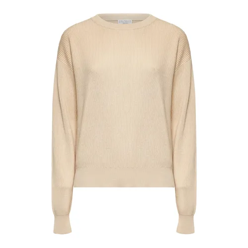 Knitwear > Round-neck Knitwear - - Brunello Cucinelli - Modalova