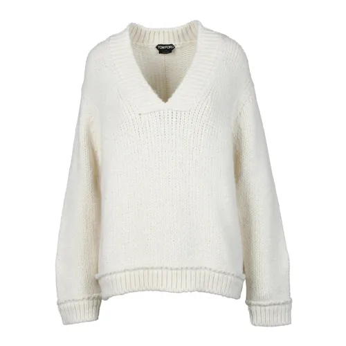 Knitwear > V-neck Knitwear - - Tom Ford - Modalova
