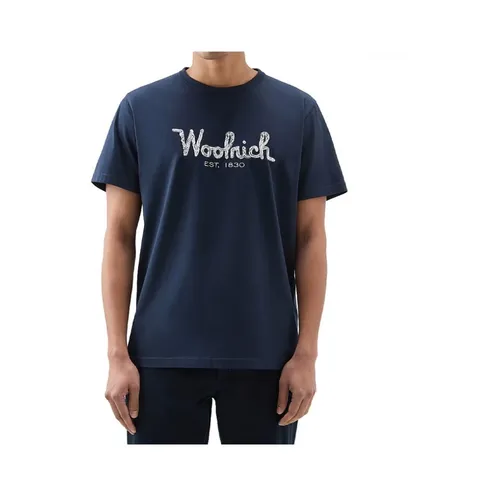 Woolrich - Tops > T-Shirts - Blue - Woolrich - Modalova