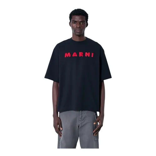 Marni - Tops > T-Shirts - Black - Marni - Modalova