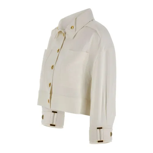 Jackets > Light Jackets - - Elisabetta Franchi - Modalova