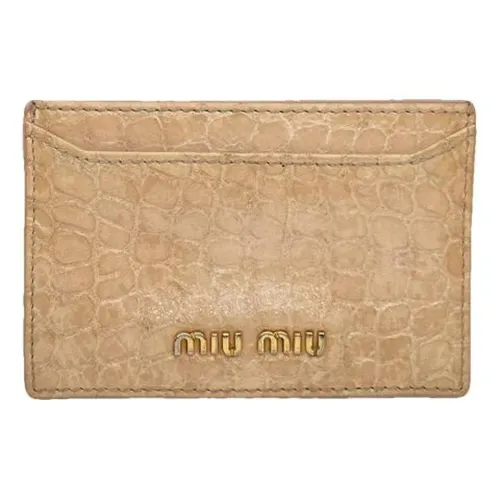 Pre-owned > Pre-owned Accessories > Pre-owned Wallets - - Miu Miu Pre-owned - Modalova