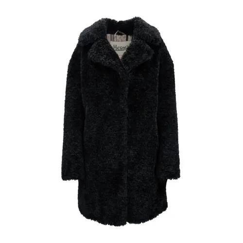 Jackets > Faux Fur & Shearling Jackets - - Herno - Modalova