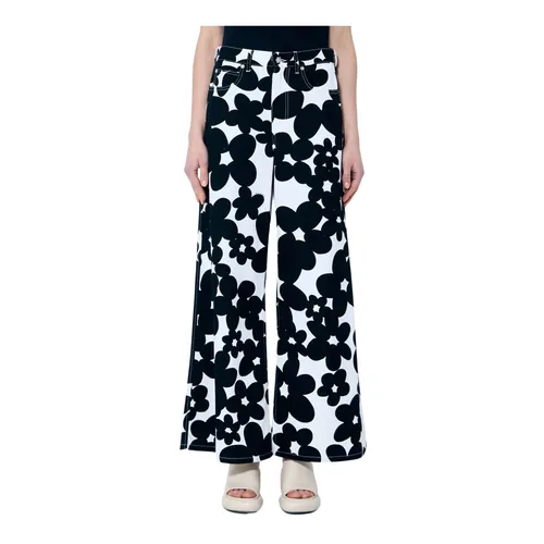 Trousers > Wide Trousers - - Marni - Modalova