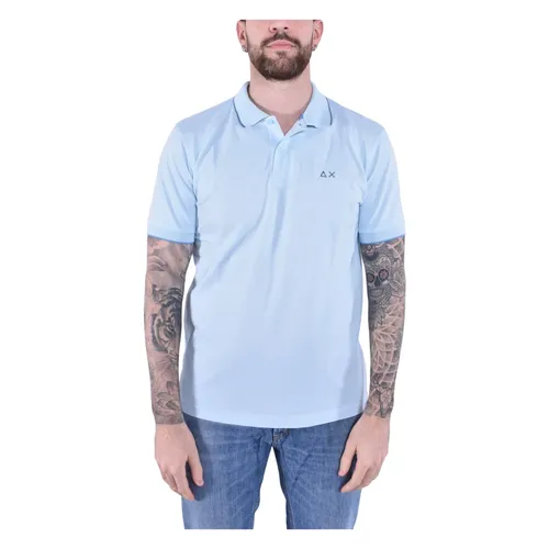Sun68 - Tops > Polo Shirts - Blue - Sun68 - Modalova