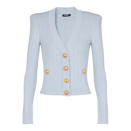 Knitwear > Cardigans - - Balmain - Modalova