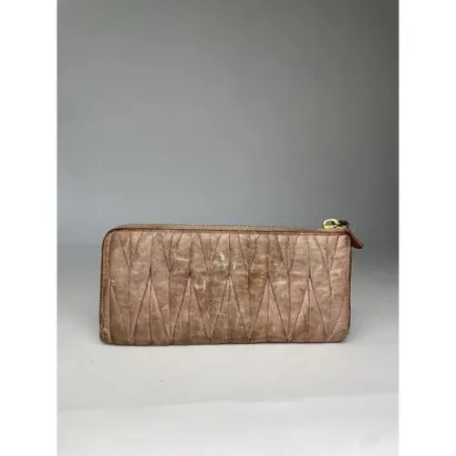 Pre-owned > Pre-owned Accessories > Pre-owned Wallets - - Miu Miu Pre-owned - Modalova
