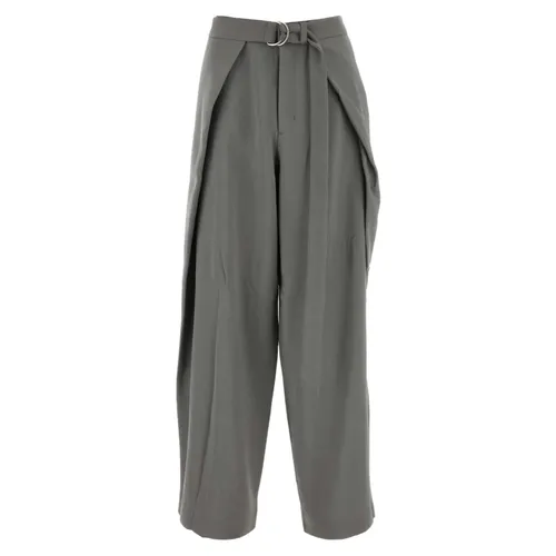 Trousers > Wide Trousers - - Ami Paris - Modalova