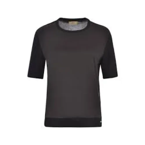 Herno - Tops > T-Shirts - Black - Herno - Modalova