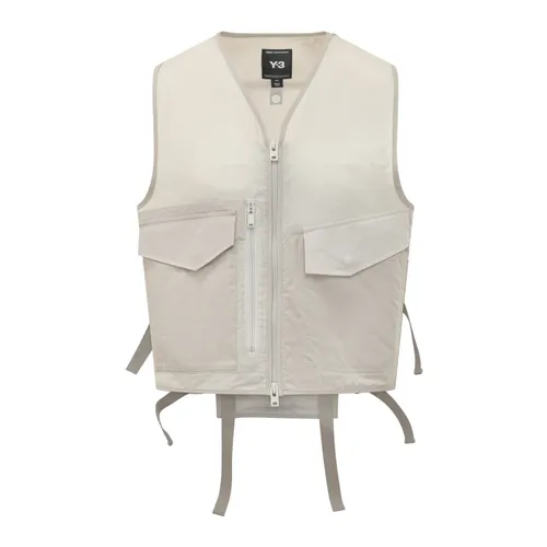 Y-3 - Jackets > Vests - Beige - Y-3 - Modalova