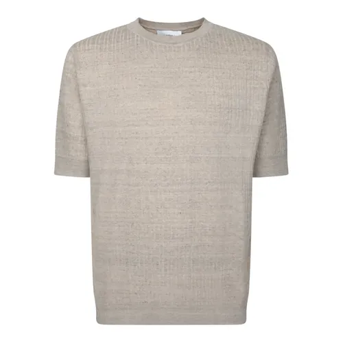 Lardini - Tops > T-Shirts - Beige - Lardini - Modalova