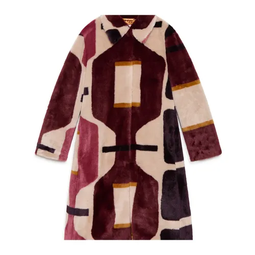 Coats > Single-Breasted Coats - - Maliparmi - Modalova
