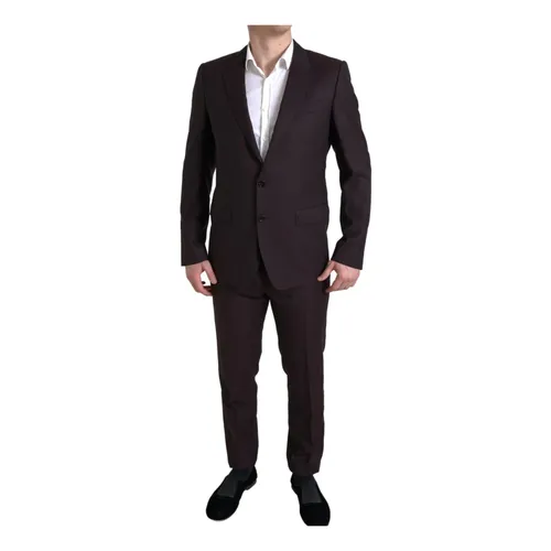 Suits > Suit Sets > Single Breasted Suits - - Dolce & Gabbana - Modalova