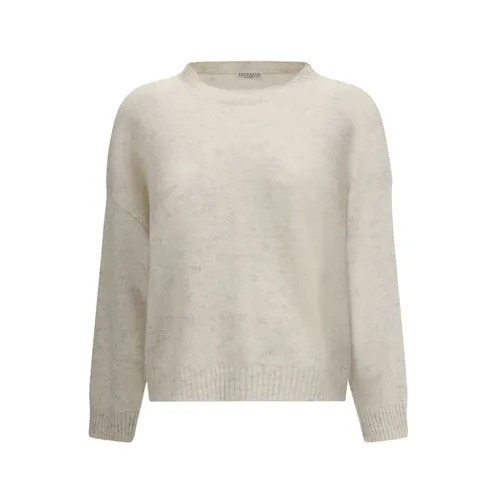 Knitwear > Round-neck Knitwear - - Brunello Cucinelli - Modalova