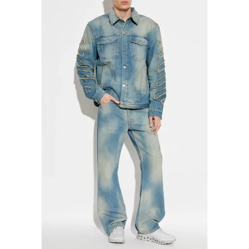 Jeans > Straight Jeans - - Off White - Modalova
