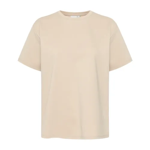 Ichi - Tops > T-Shirts - Beige - Ichi - Modalova